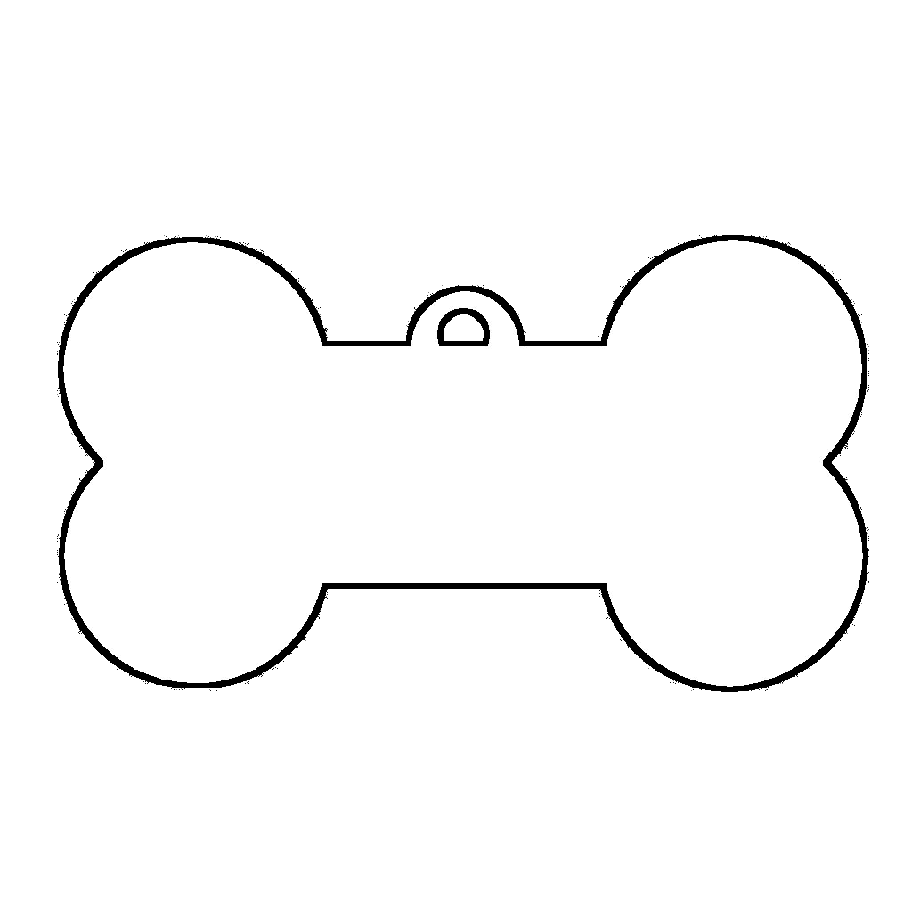 Build - A - Pet Tag - Bones - carpenoctemworkshop