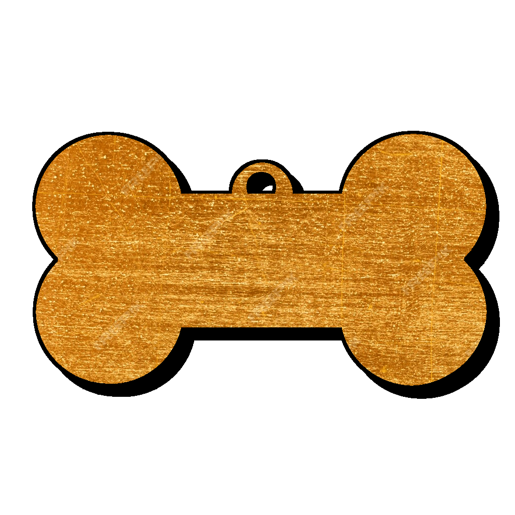 Build - A - Pet Tag - Bones - carpenoctemworkshop