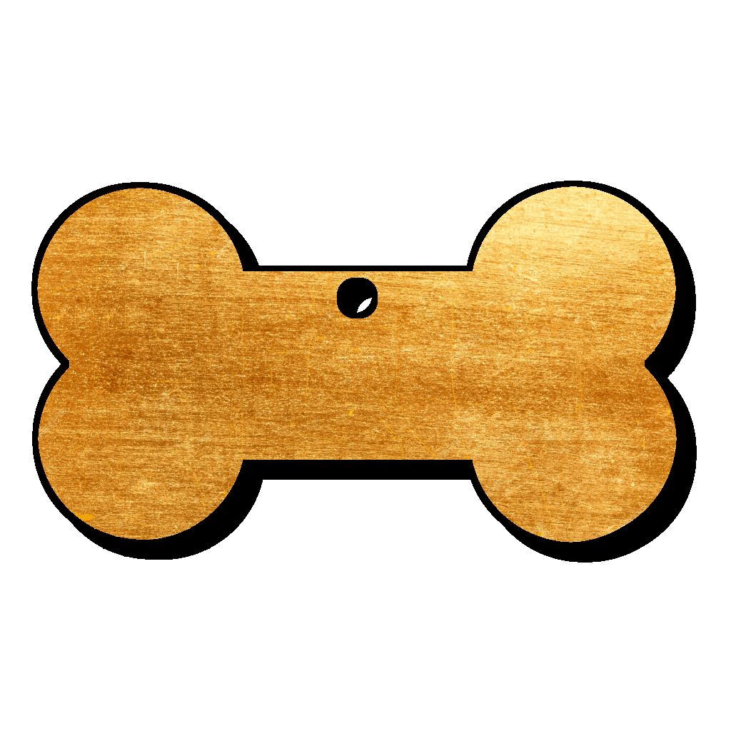 Build - A - Pet Tag - Bones - carpenoctemworkshop