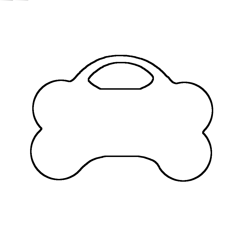 Build - A - Pet Tag - Bones - carpenoctemworkshop