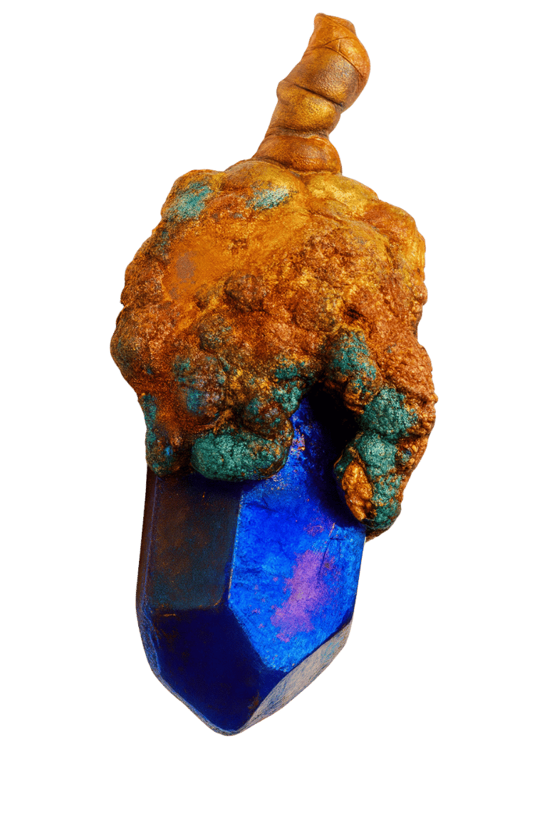 Handgefertigte Azurit Anhänger
