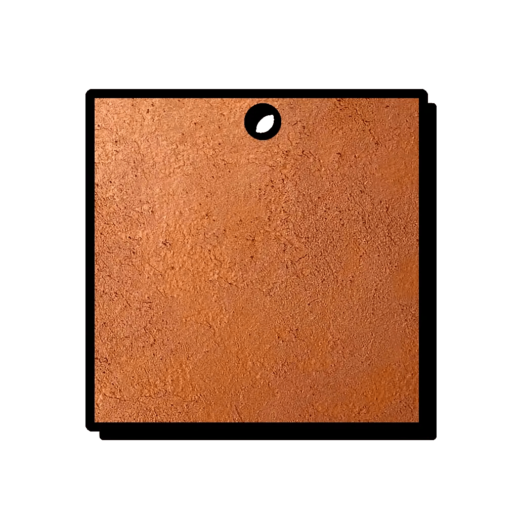 Haustiermarke - Formvariante "Quadrat"