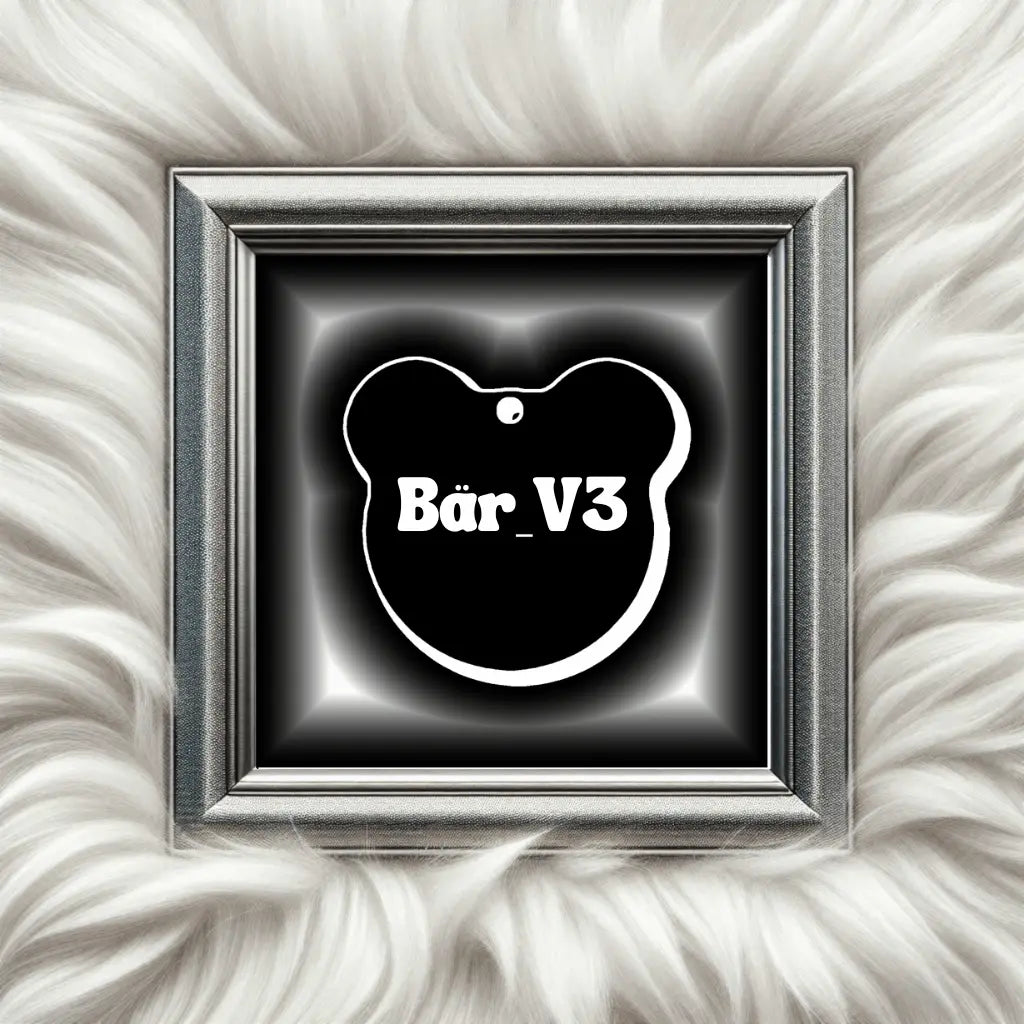 Formvarianten "Bär_V3" - Haustiermarken