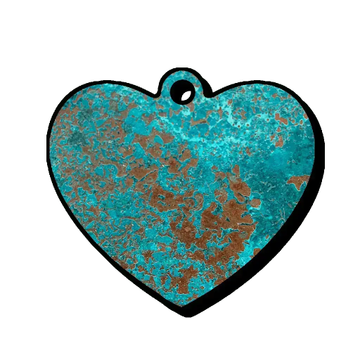 Formvarianten "Herz_V3" - Haustiermarken 