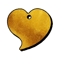 Formvarianten "Herz_V3" - Haustiermarken 