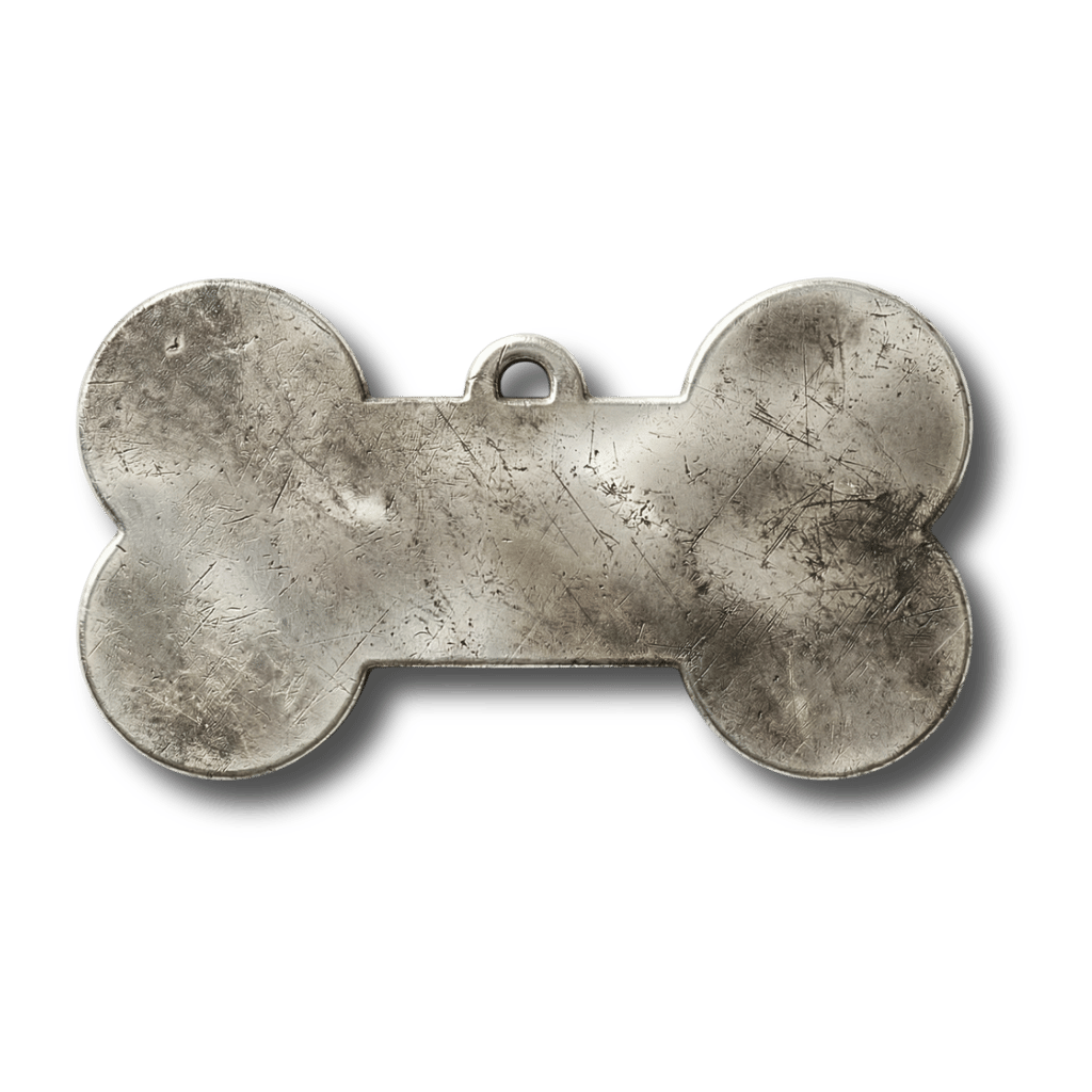 Haustiermarke Knochen versilbern