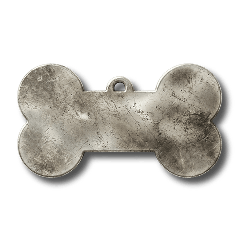 Haustiermarke Knochen versilbern