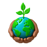 Icon für nachhaltigen globe