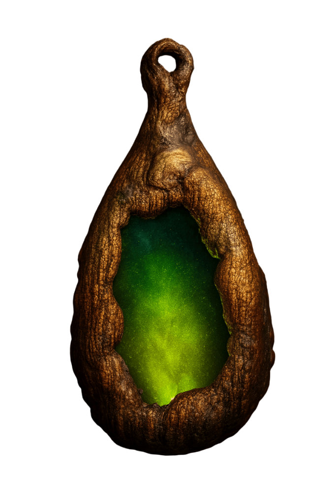 Achat Anhänger - Grün