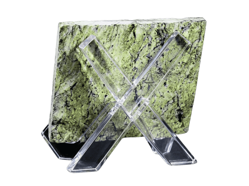 Acrylständer für Gedenktafeln – transparent, 2-teilig