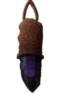 Azurit Kristall Anhaenger (V1) Carpe Noctem Crafts