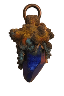 Azurit Kristall Anhänger (V2) CarpeNoctemCrafts