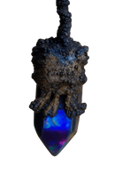 Azurit Kristall Anhaenger (V3)CarpeNoctemCrafts