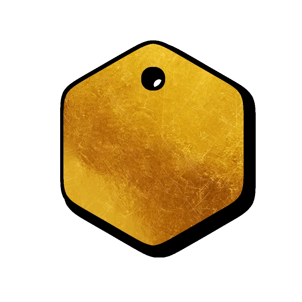 Build - A - Tag, Custom Pet Tag Builder - Hexagon - carpenoctemcrafts - Carpe Noctem Crafts