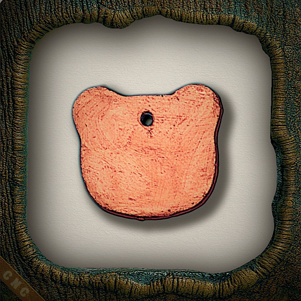 Formvariante "Bär-V1" - Haustiermarke