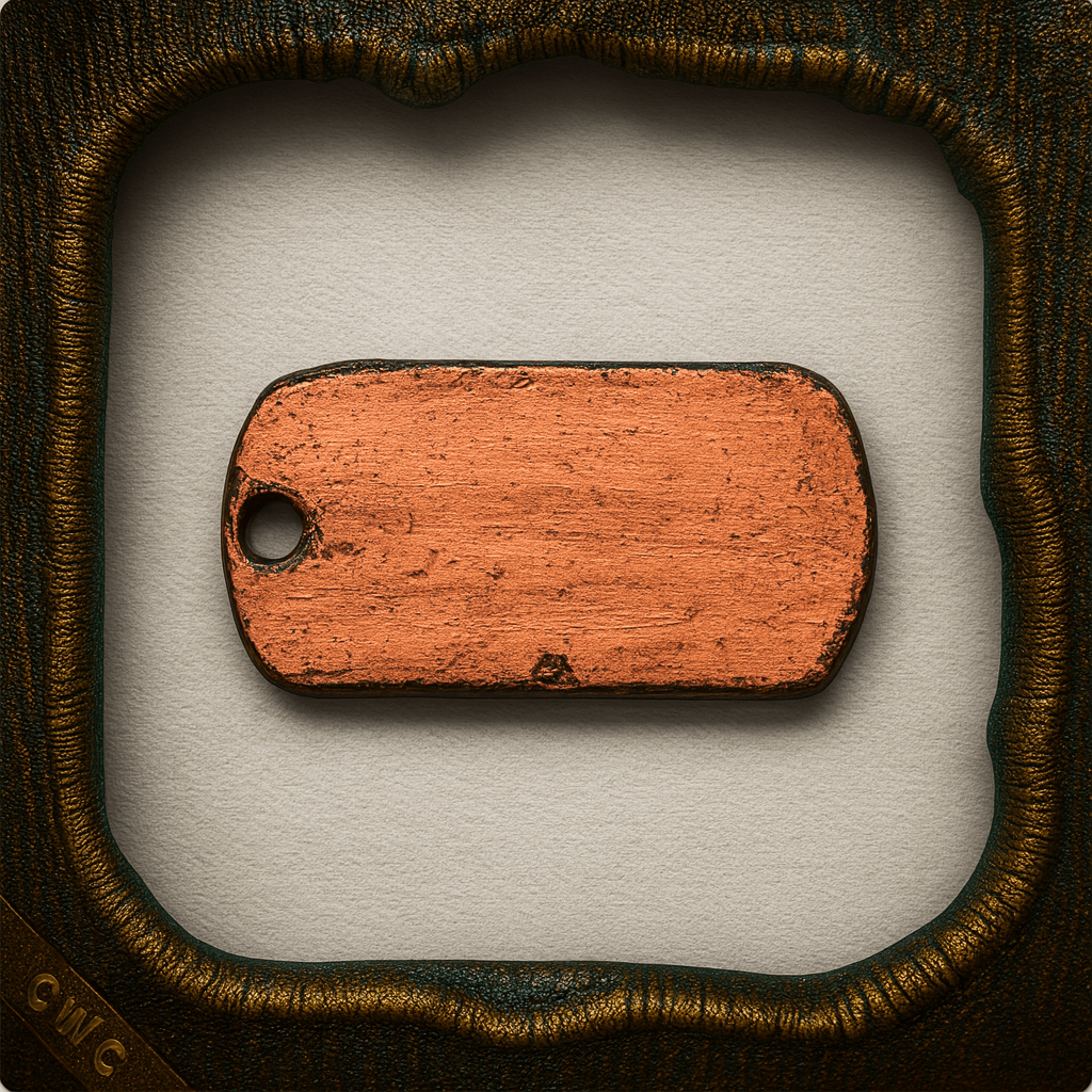 Formvariante "Dog-Tag" Haustiermarke