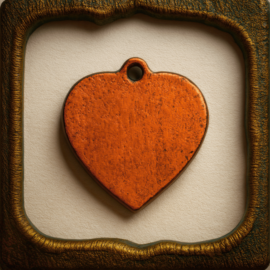 Formvariante "Herz-V2" Haustiermarke