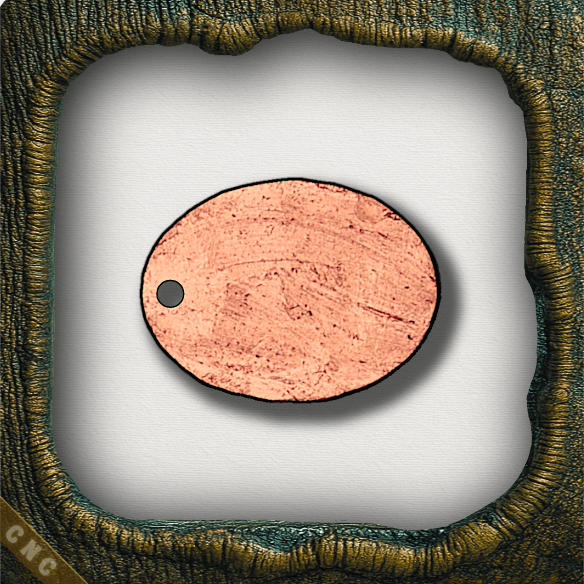 Formvariante "Oval-V1" - Haustiermarke