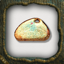 Formvariante "Stein-V2" Haustiermarke - Carpe Noctem Crafts