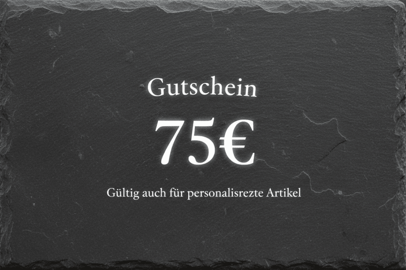 Gutschein 75€ Schiefer