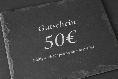 Gutschein 50€ Schiefer