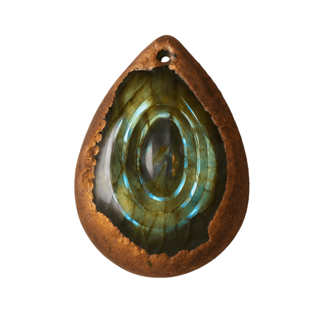 Handgefertigter Cabochon Anhänger (V7)