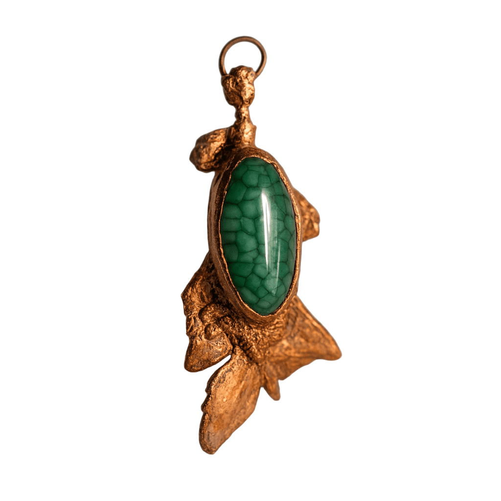 Handgefertigter Cabochon Anhänger (V8)