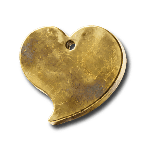Herz Marke aus Messing von CNC