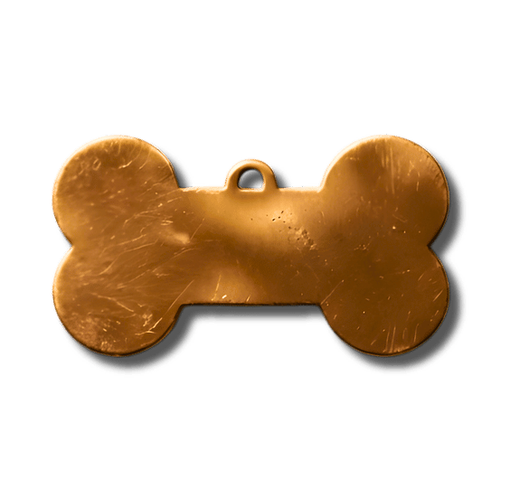 Haustiermarke "Knochen" - Formvariante