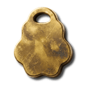 Haustiermarke "Pfote" - Formvariante