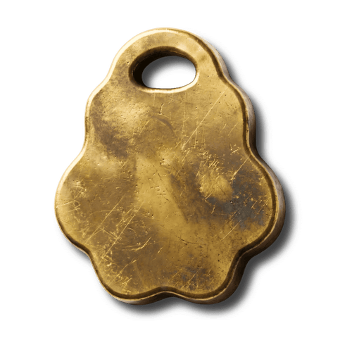 Haustiermarke "Pfote" - Formvariante