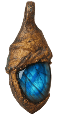 Labradorit Anhaenger - Variante 05