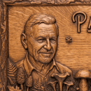 Gedenktafel aus Eichenholz