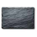 Personalisierte Gedenktafel aus schwarzem Schiefer