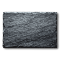 Personalisierte Gedenktafel aus schwarzem Schiefer